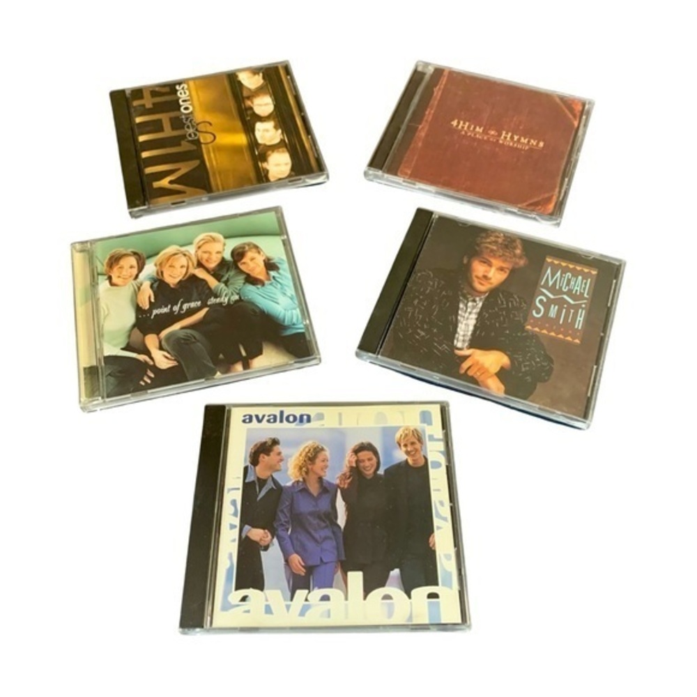 Christian Rock CD’s  Lot of 5, Uplifting & Soul-stirring, Vintage